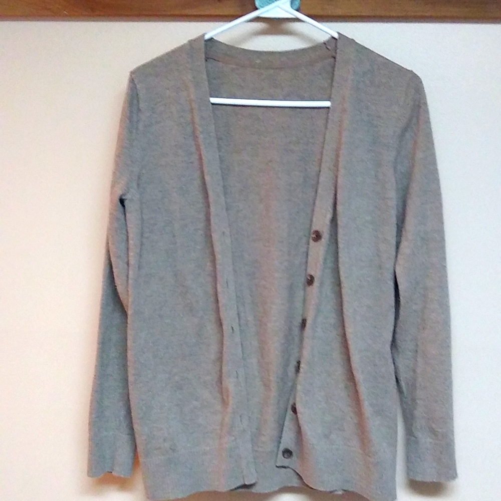 Small button down beige sweater